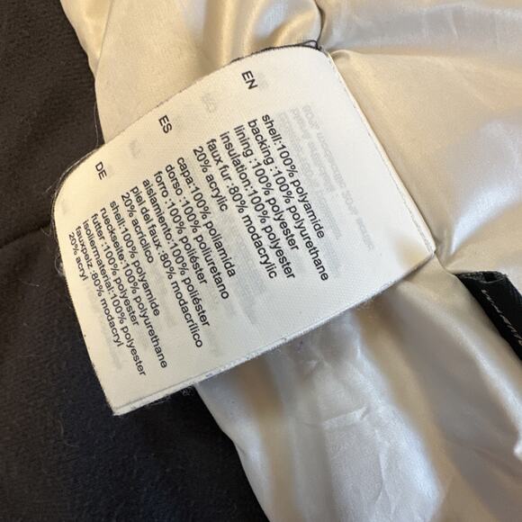 Helly Hansen Ski Jacket Womens Small Black H2 Flow Sytem Removable Hood Parka - Picture 10 of 16